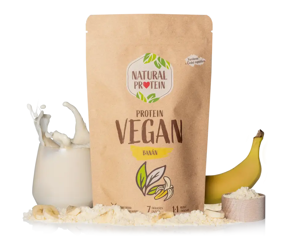 Veganský protein - Banán 1 kus