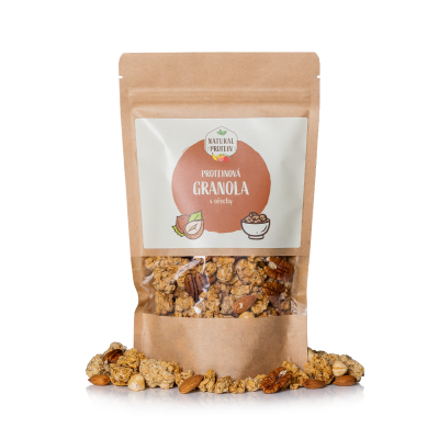 Proteinová granola - ořechová 1 kus
