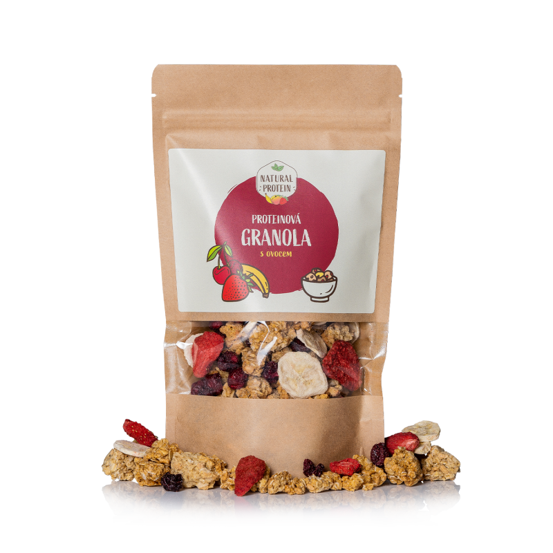 Proteinová granola - ovocná 5 kusů