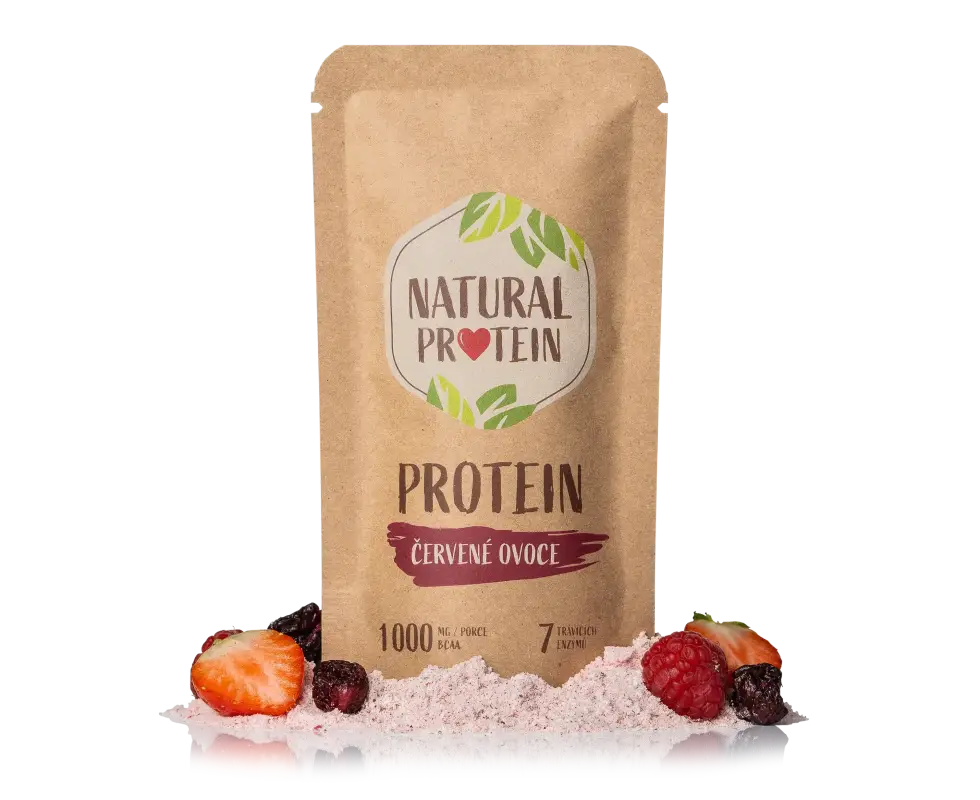 Protein s červeným ovocem (35 g)
