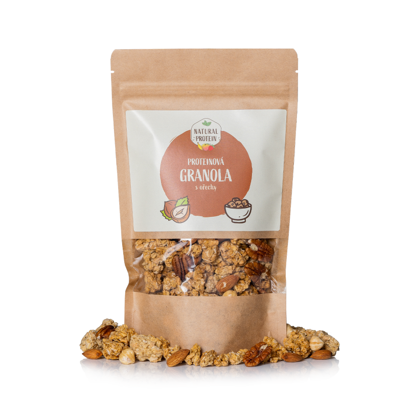 Proteinová granola - ořechová 3 kusy