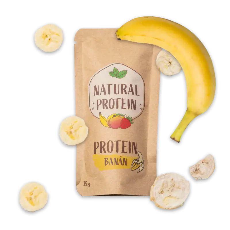 Proteinová ovesná kaše - Banán (60 g) 10 kusů