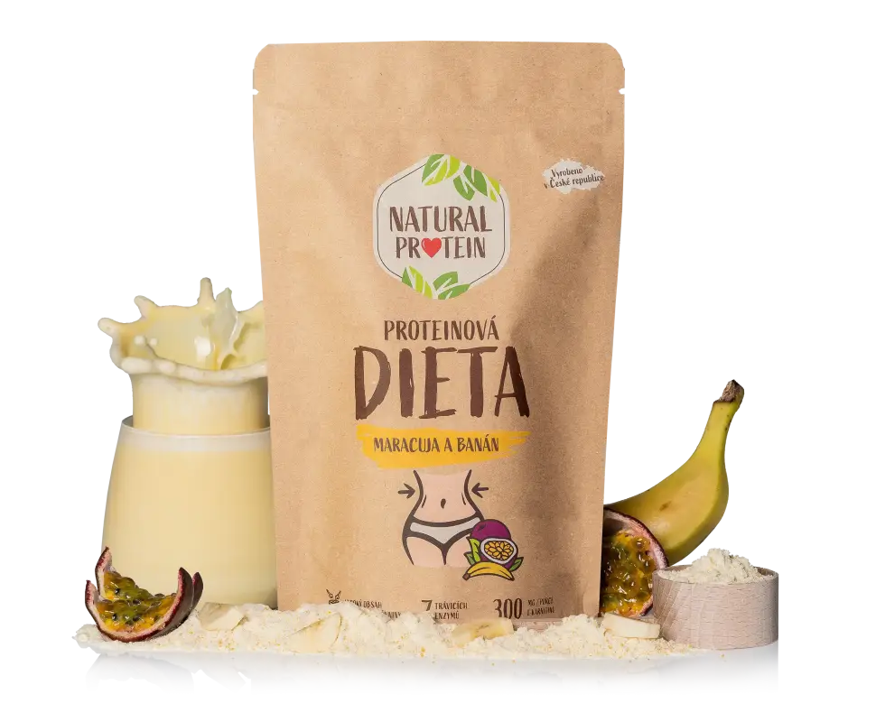 Proteinová dieta - Maracuja a banán 3 kusy