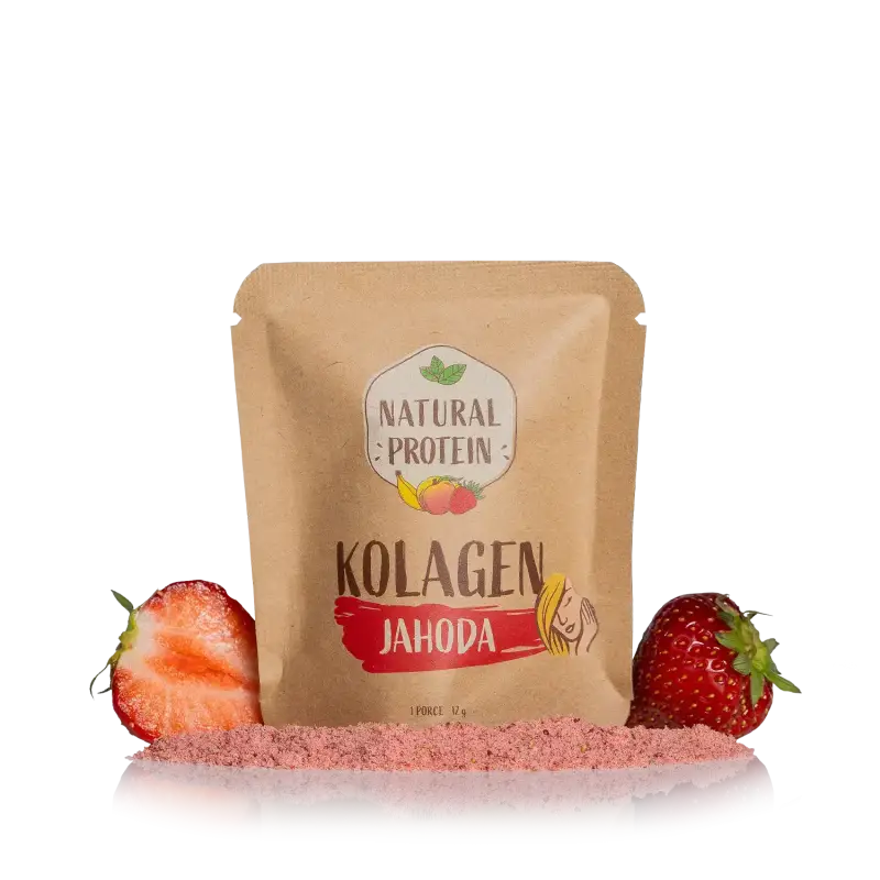 Kolagen - Jahoda (12 g) 5 kusů