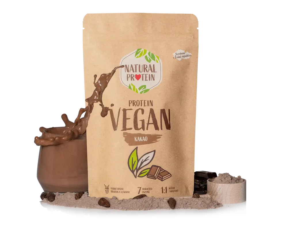 Veganský protein - Kakao 5 kusů