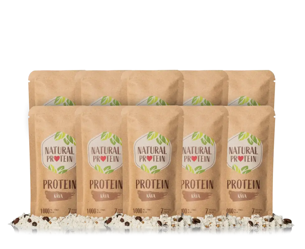 Kávový protein (35 g) 10 kusů