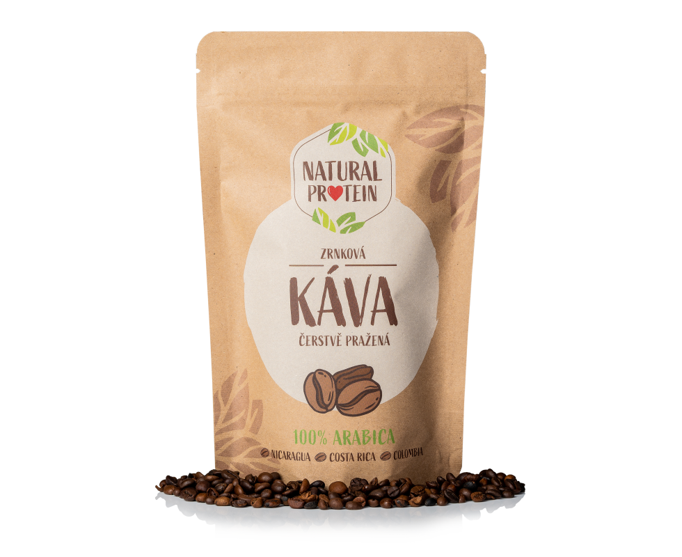 Zrnková káva 100% Arabica 5 kusů