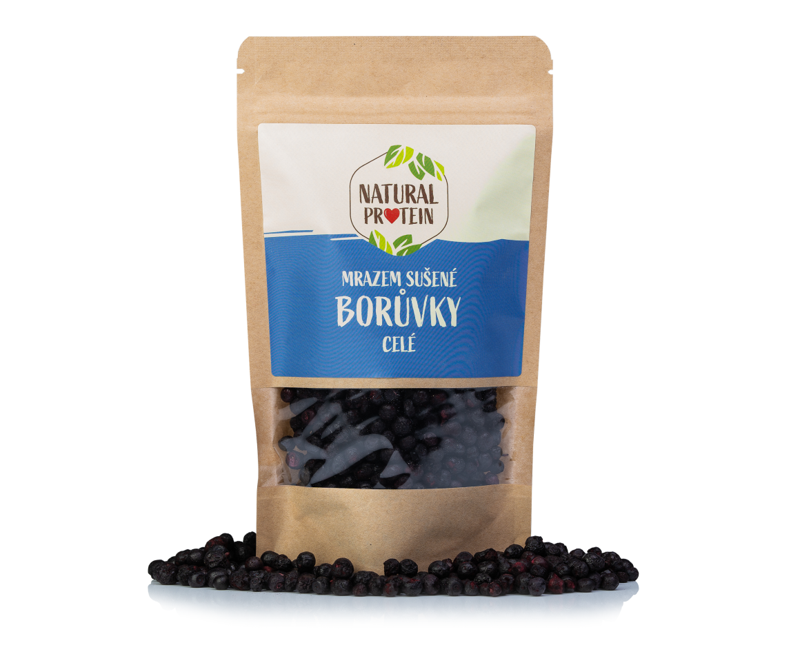 Mrazem sušené borůvky celé