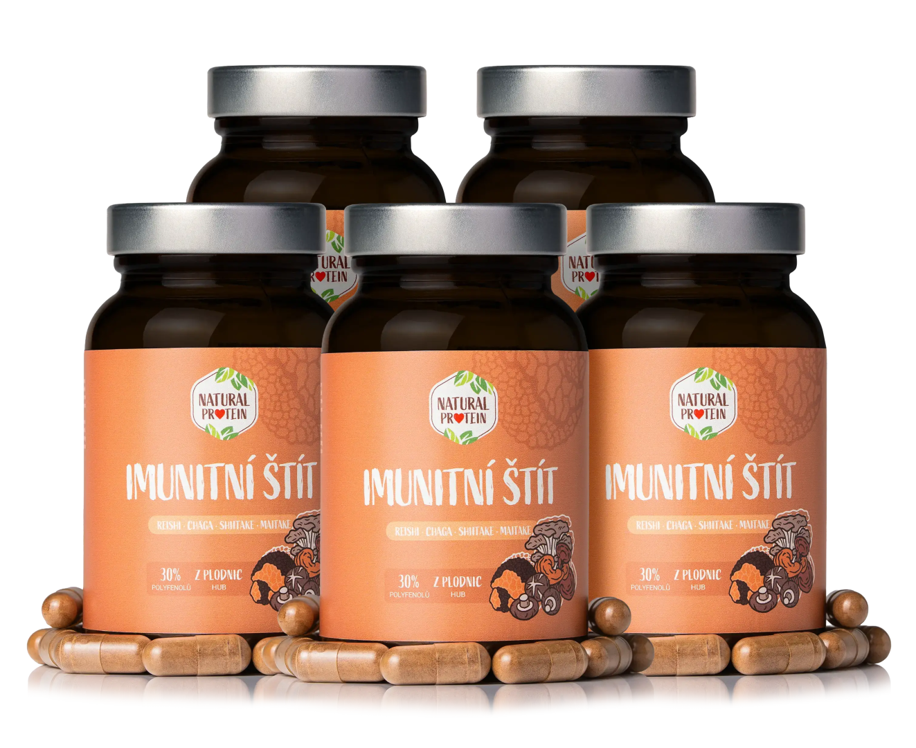 NaturalProtein Imunitní štít (kapsle) 5 ks