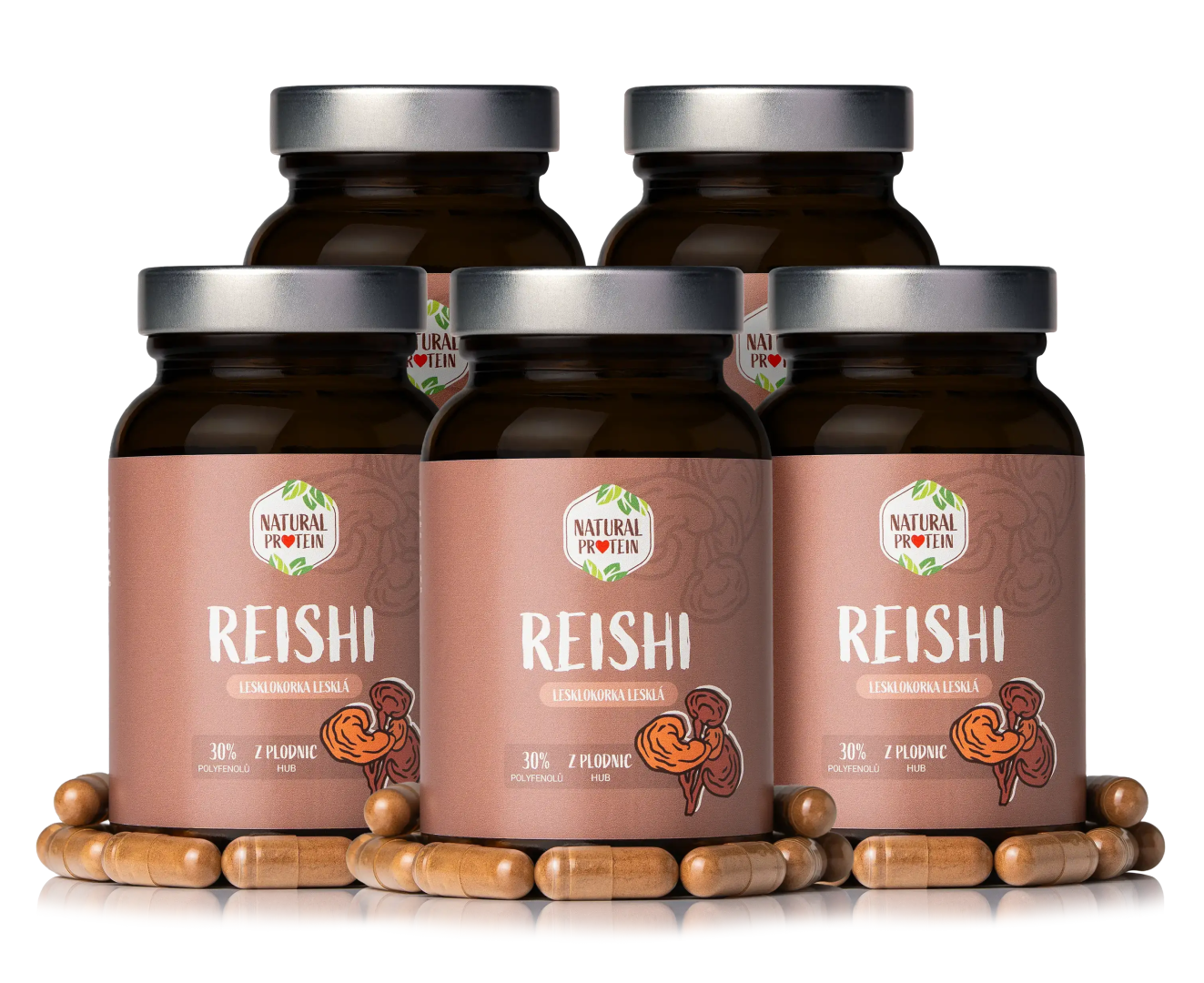 NaturalProtein Reishi (kapsle) 5 ks