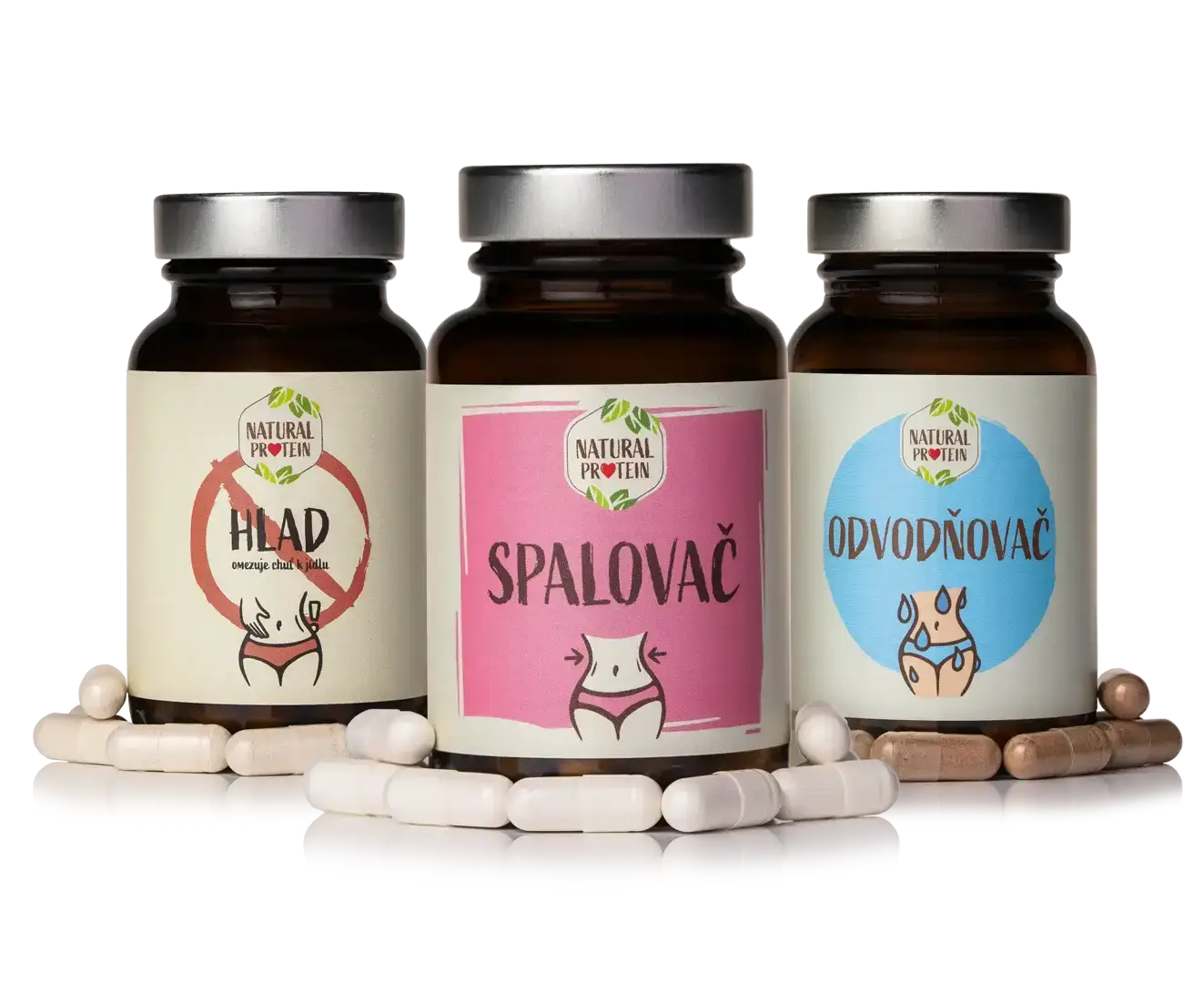 NaturalProtein Dietní Triple Pack