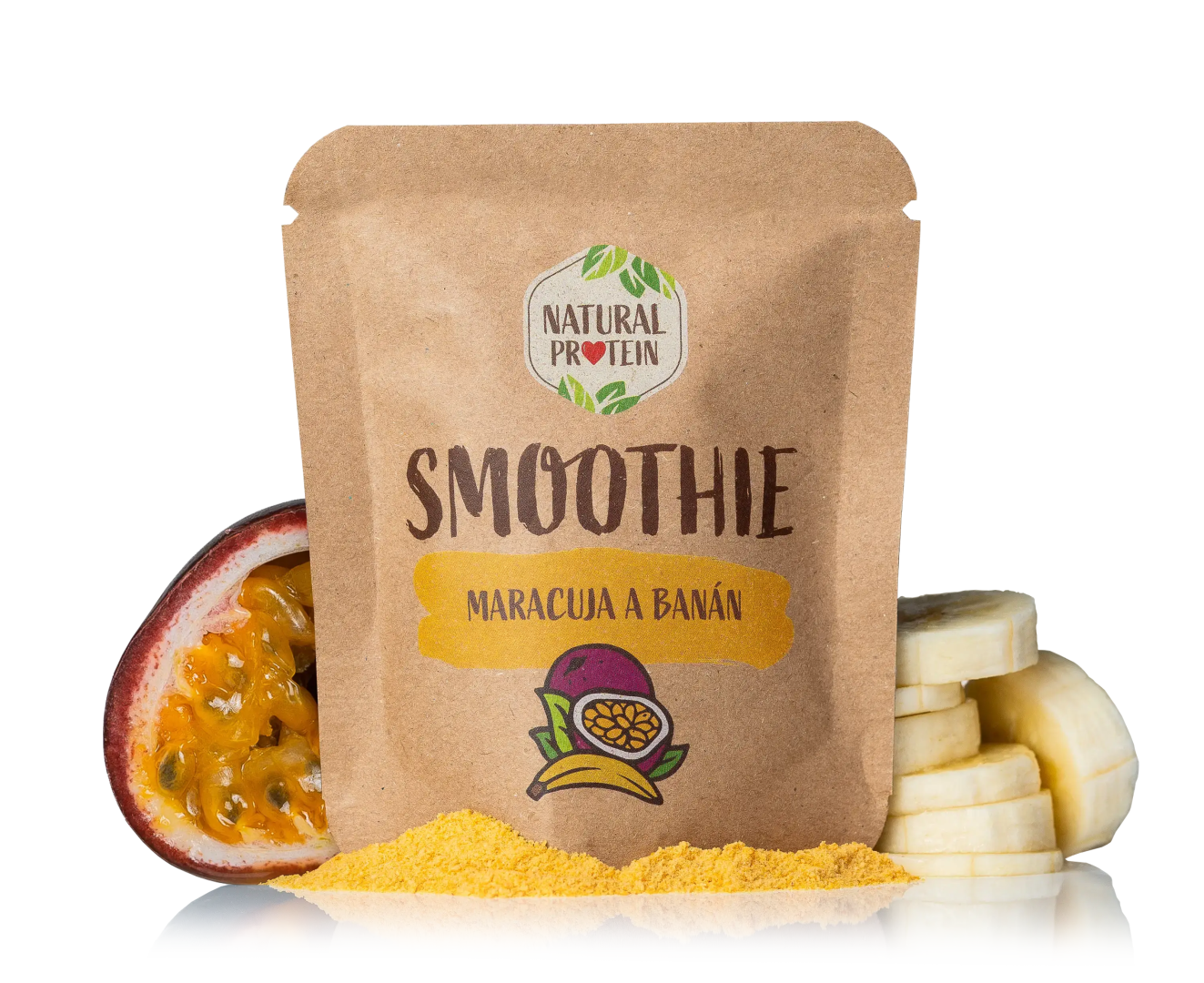 NaturalProtein Smoothie Maracuja a Banán