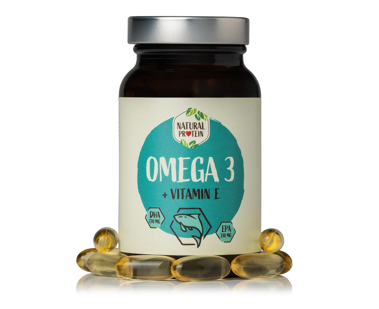 
NaturalProtein Omega 3 + Vitamin E
