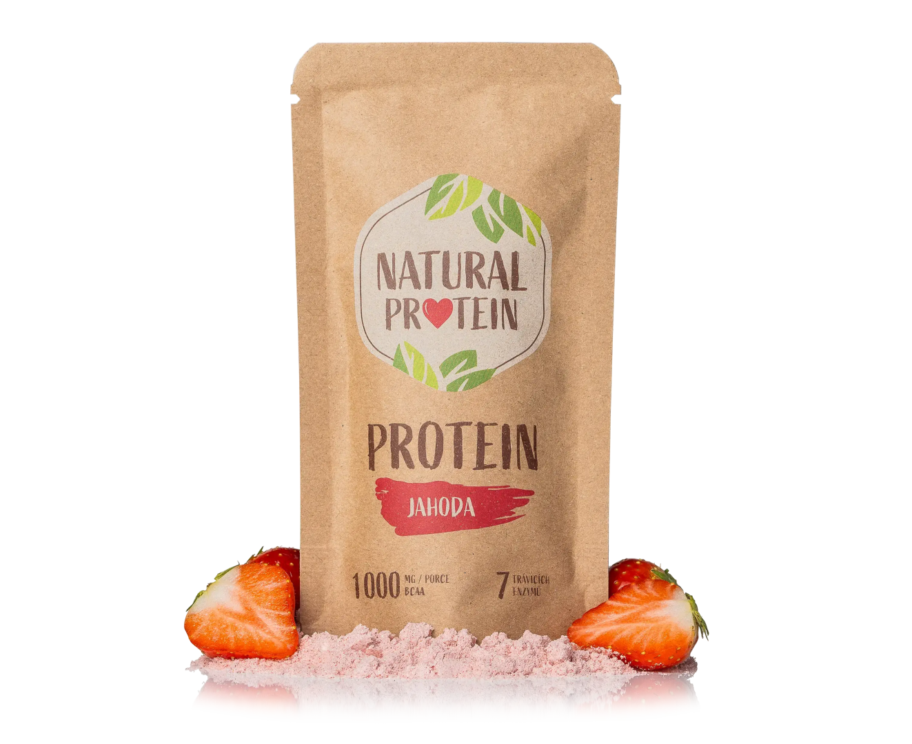 NaturalProtein Jahodový protein (35 g)
