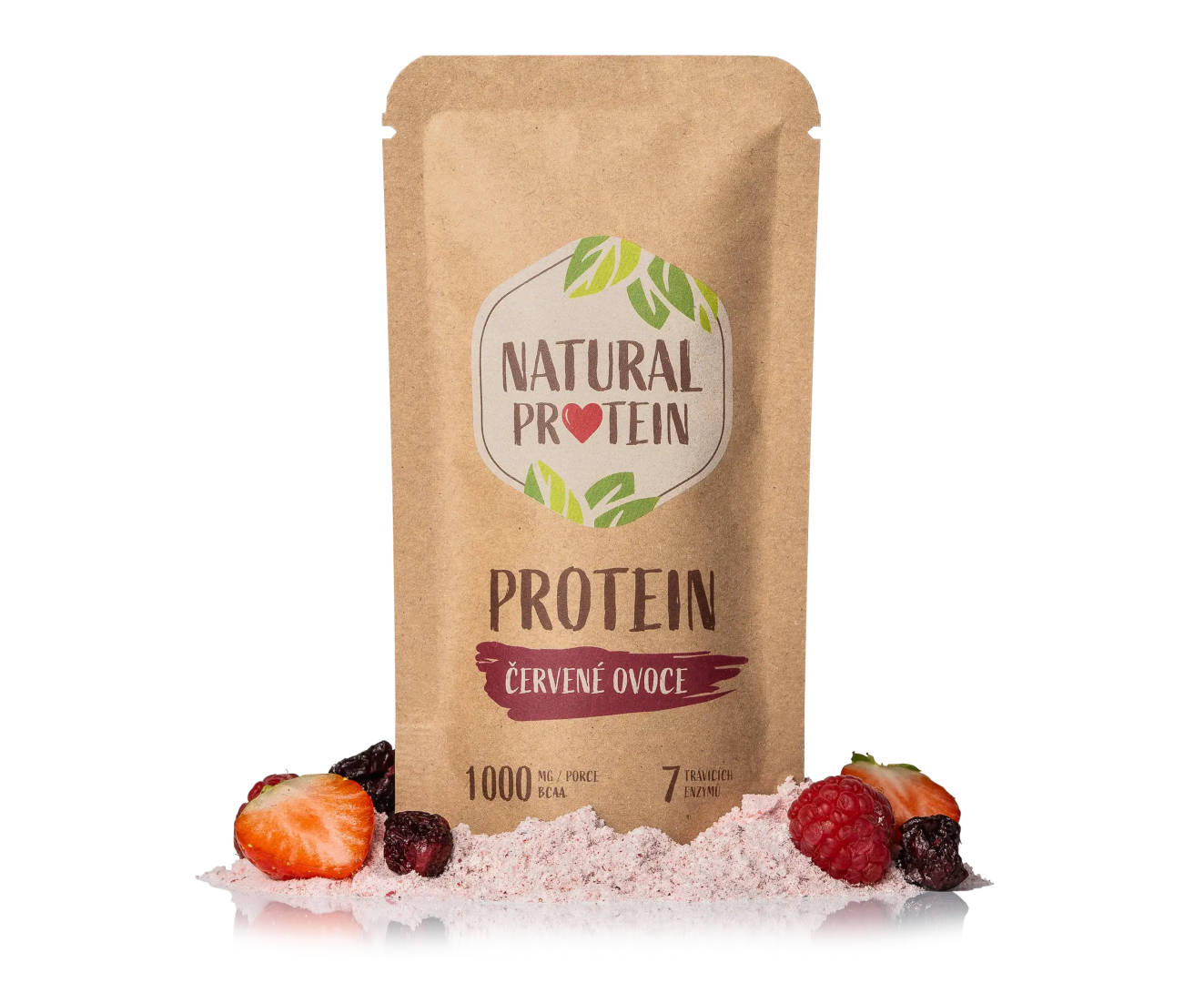 NaturalProtein Protein s červeným ovocem (35 g)