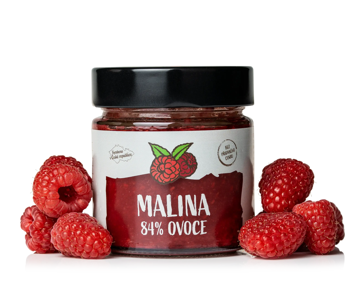 NaturalProtein Malinový džem