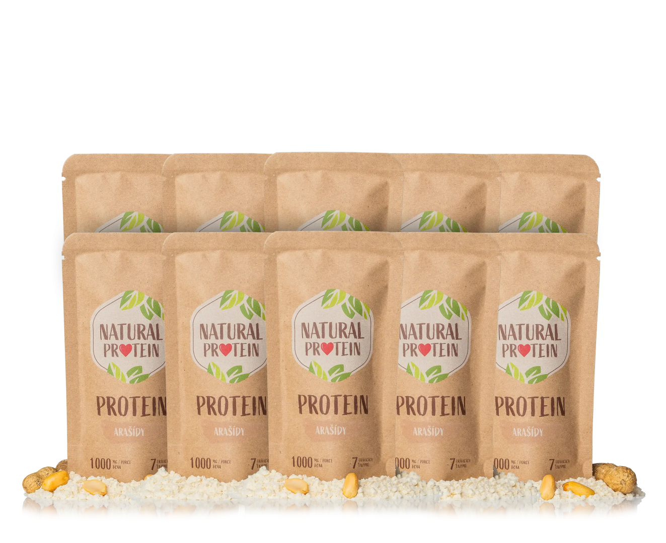 Arašídový protein (35 g) 10 kusů