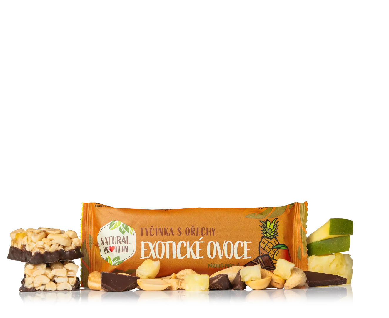 NaturalProtein Ořechová tyčinka exotické ovoce