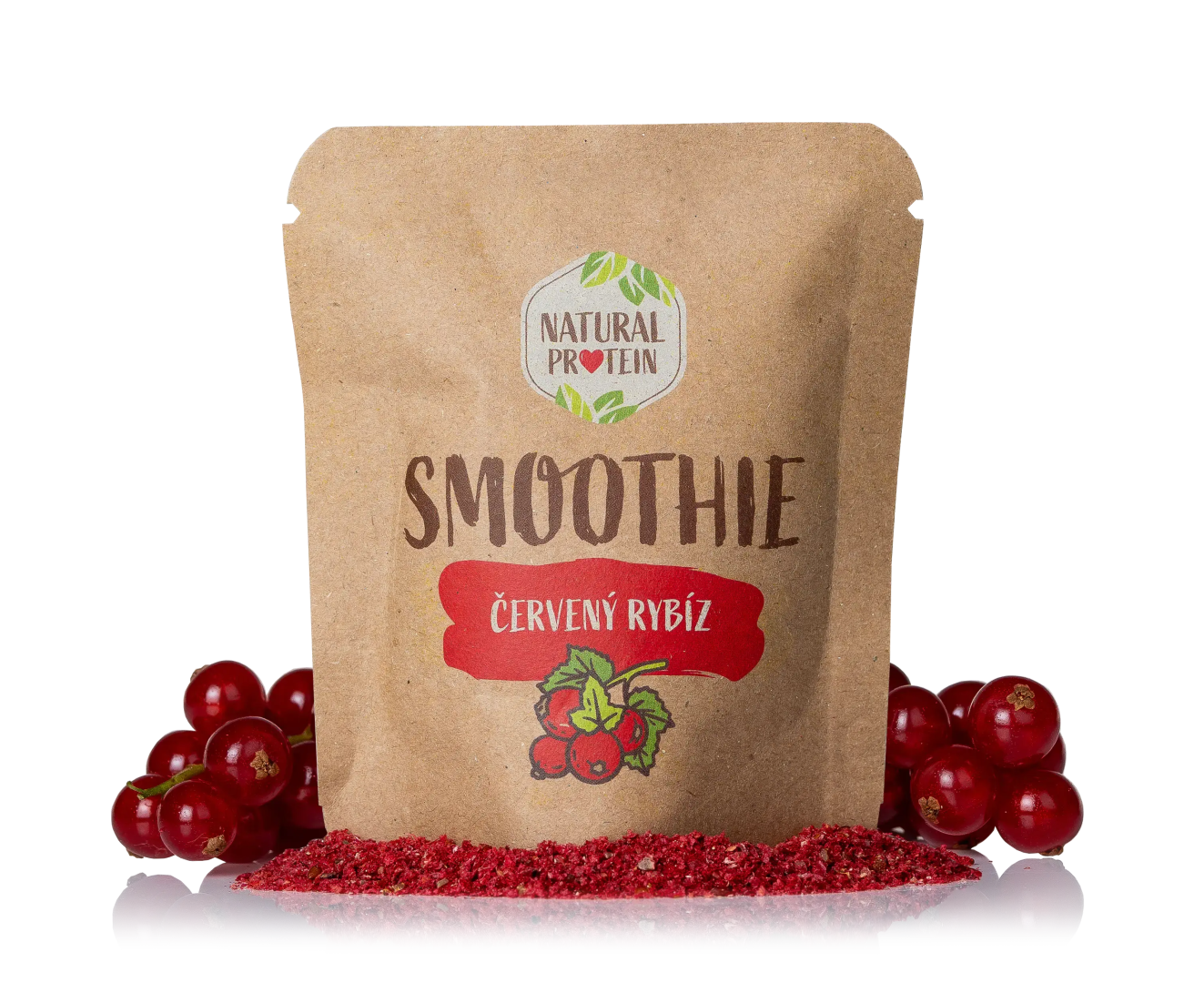 NaturalProtein Smoothie Červený rybíz