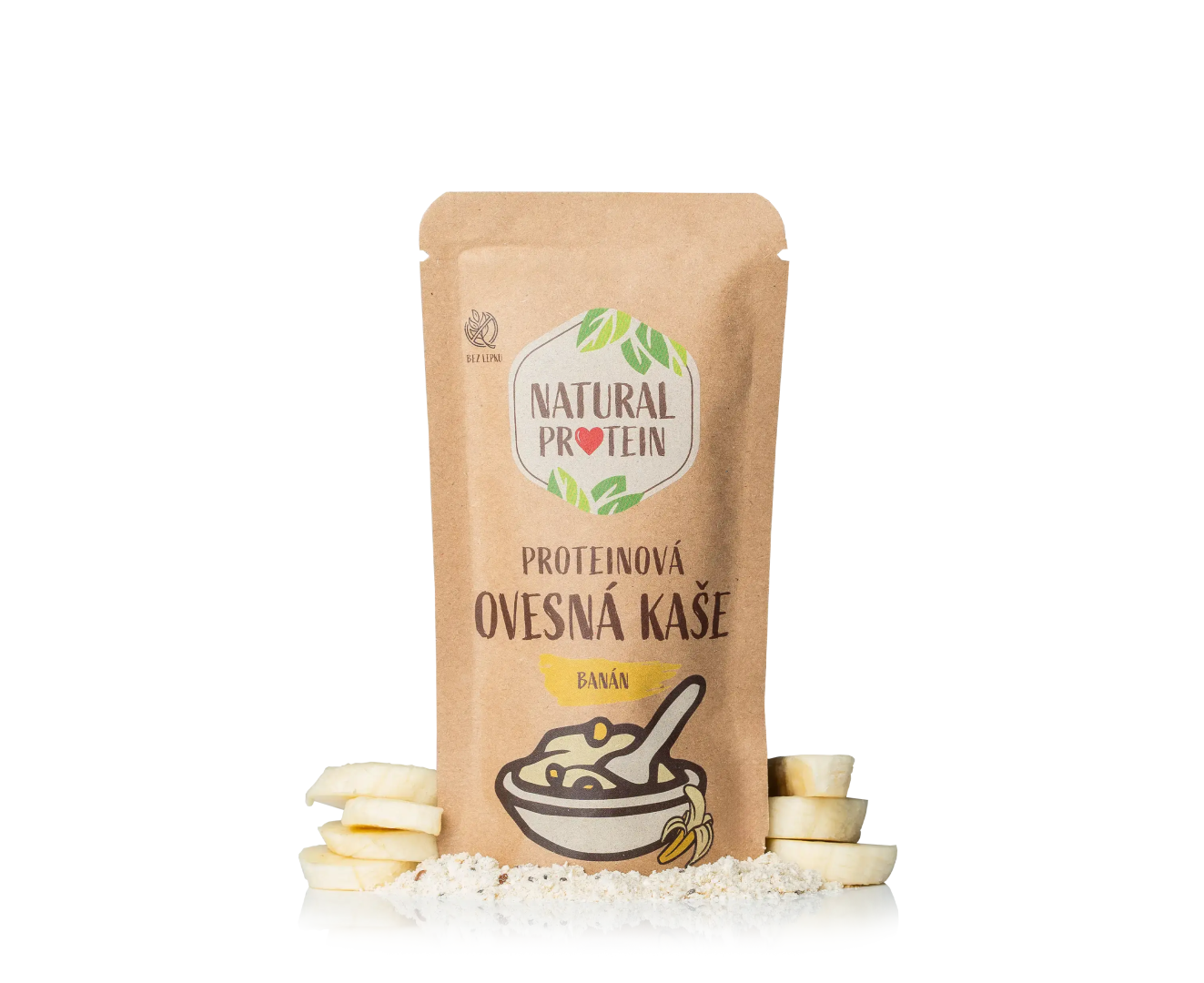 NaturalProtein Proteinová ovesná kaše Banán (60 g)