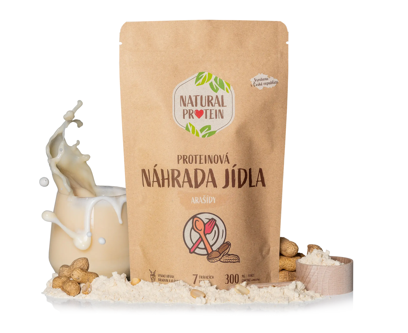 NaturalProtein Náhrada jídla Arašídy
