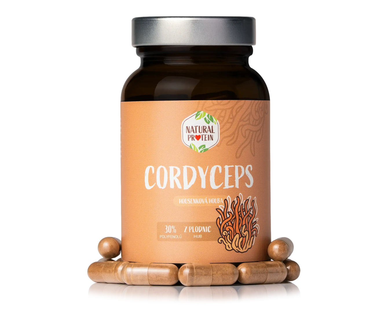 NaturalProtein Cordyceps (kapsle)