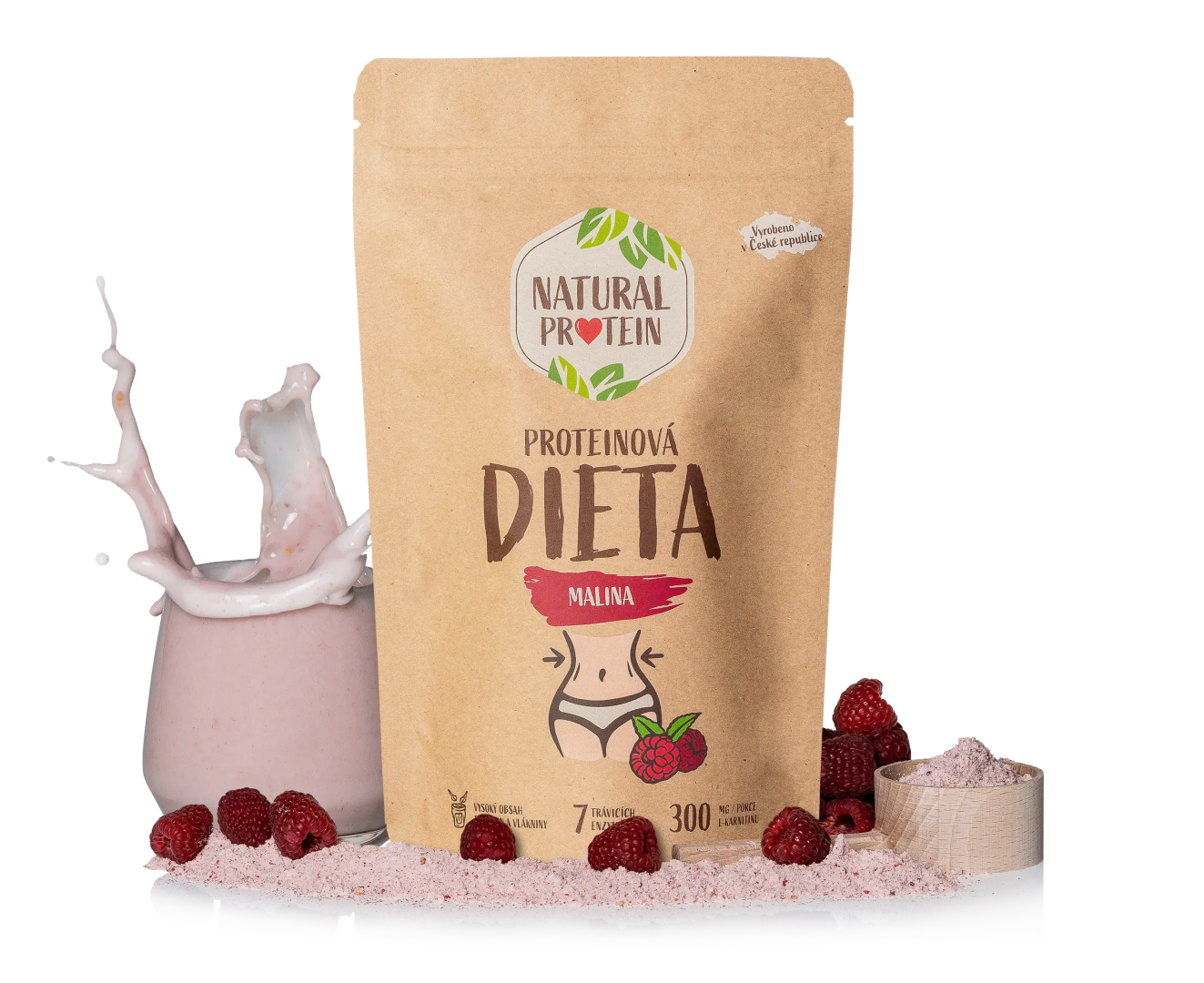 NaturalProtein Proteinová dieta Malina