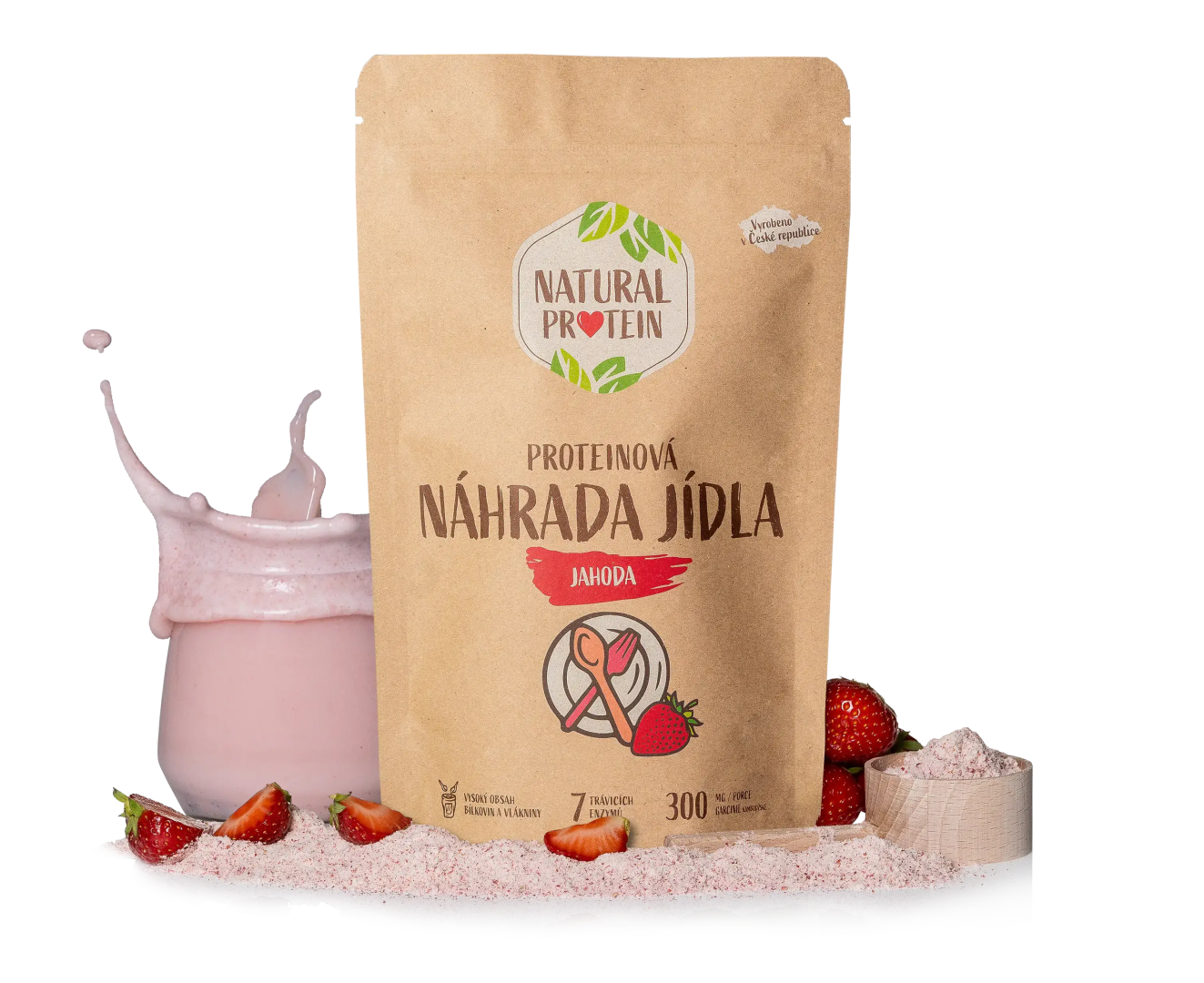 NaturalProtein Náhrada jídla Jahoda
