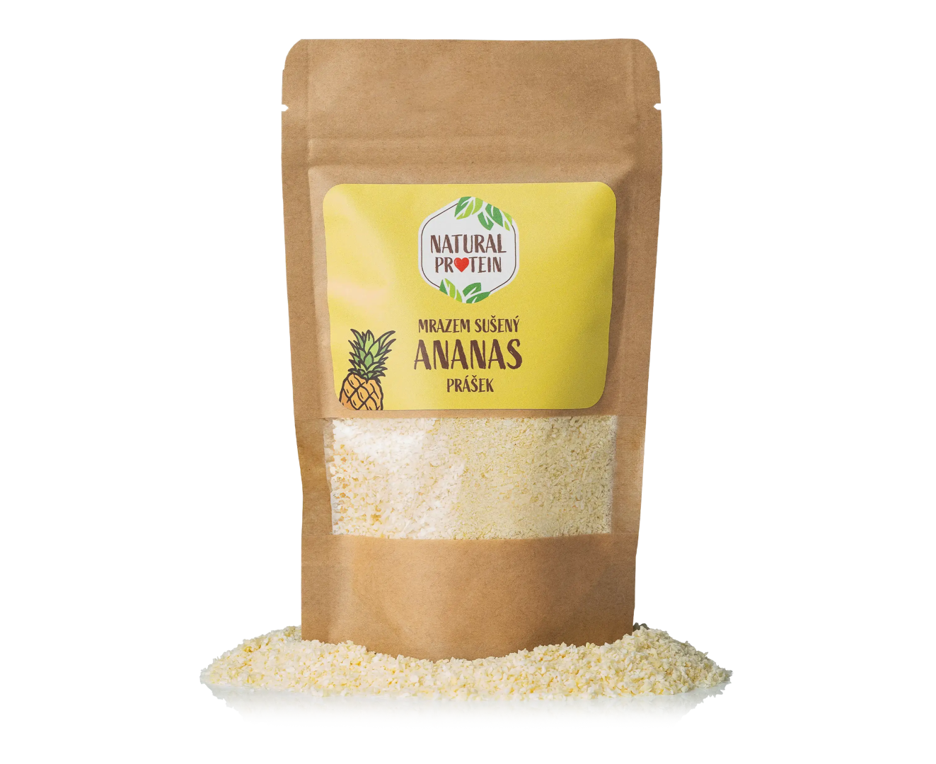 NaturalProtein Mrazem sušený ananas prášek