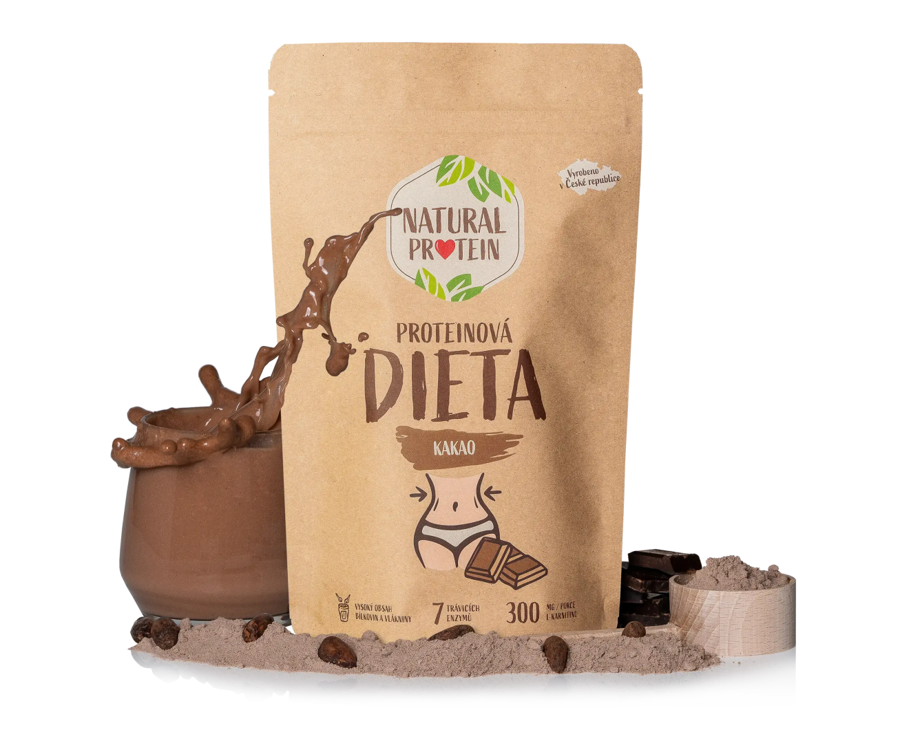 NaturalProtein Proteinová dieta Kakao