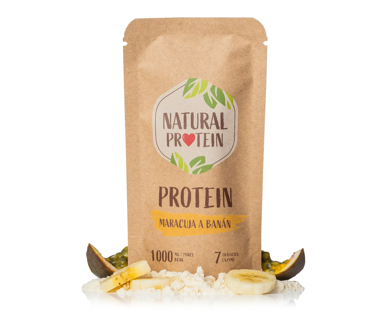 NaturalProtein Protein s maracujou a banánem (35 g)