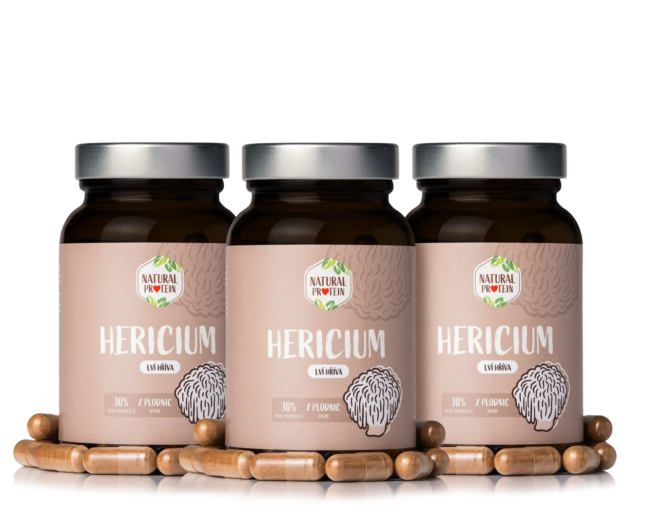 NaturalProtein Hericium (kapsle) 3 ks