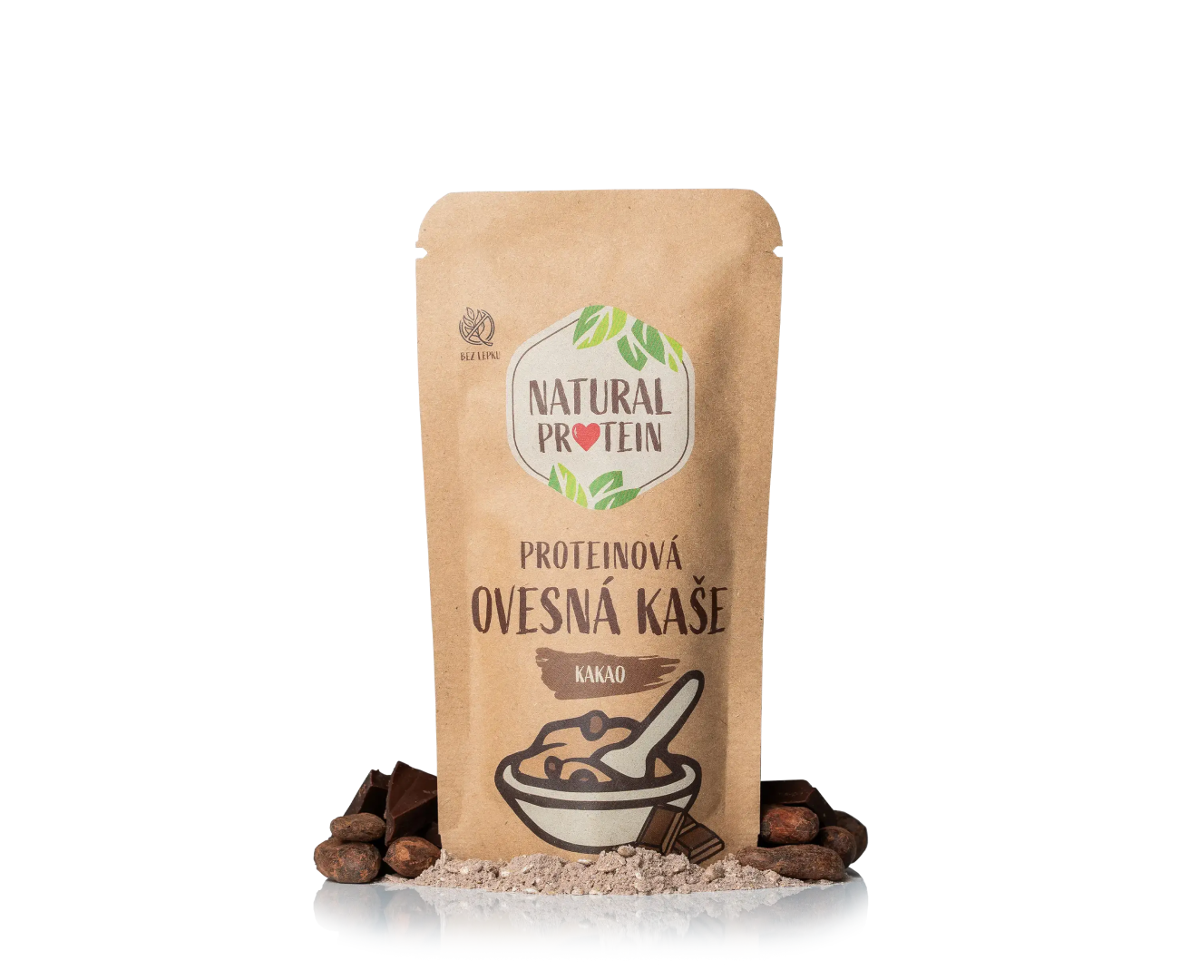 NaturalProtein Proteinová ovesná kaše Kakao (60 g)