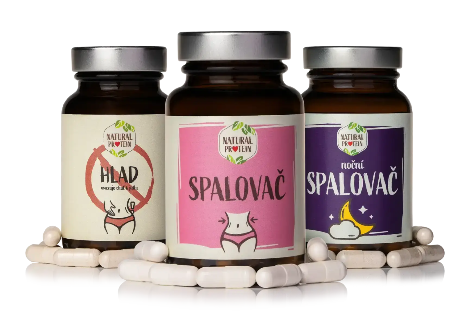 NaturalProtein Dietní Triple Pack II