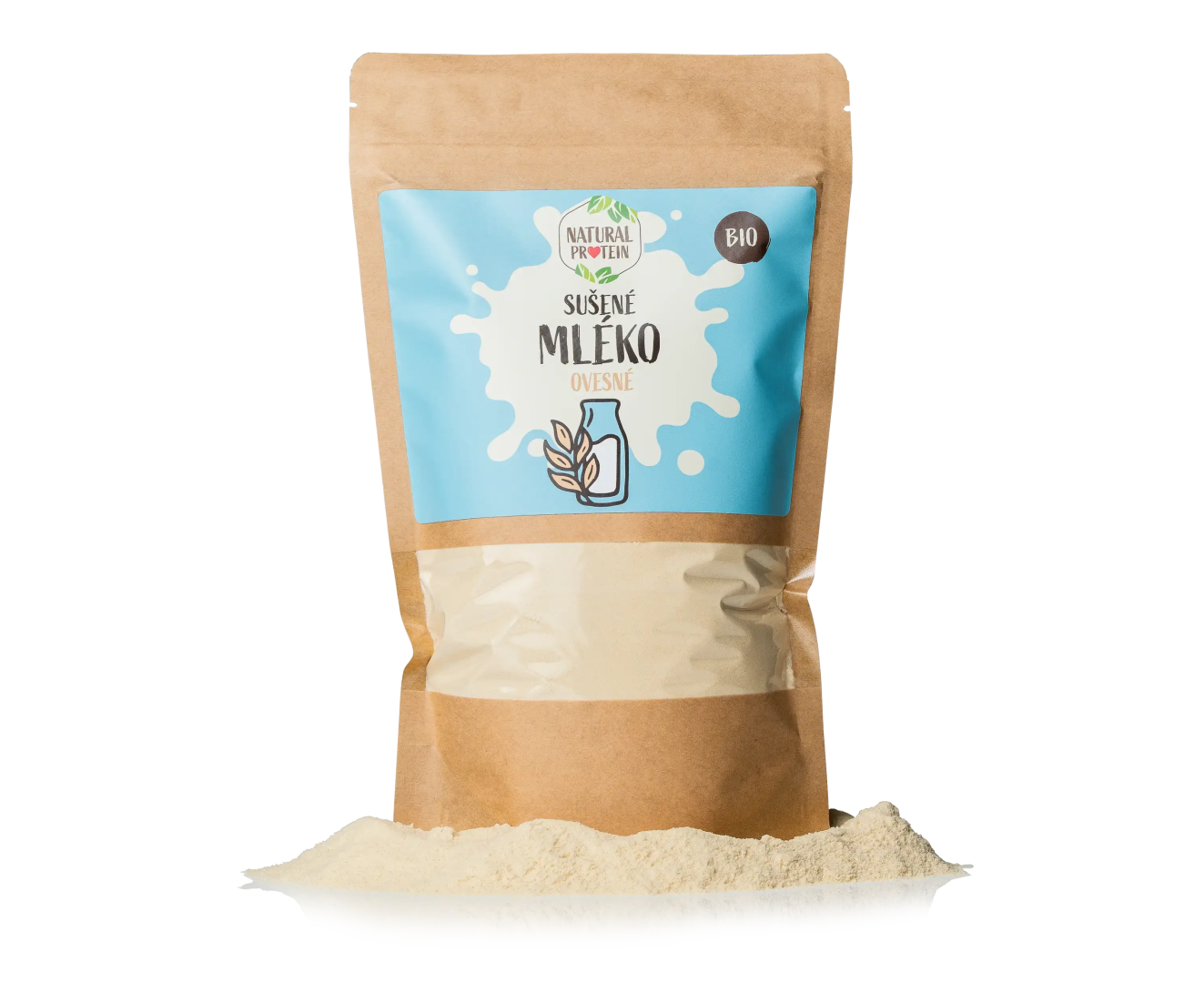NaturalProtein Sušené ovesné mléko BIO