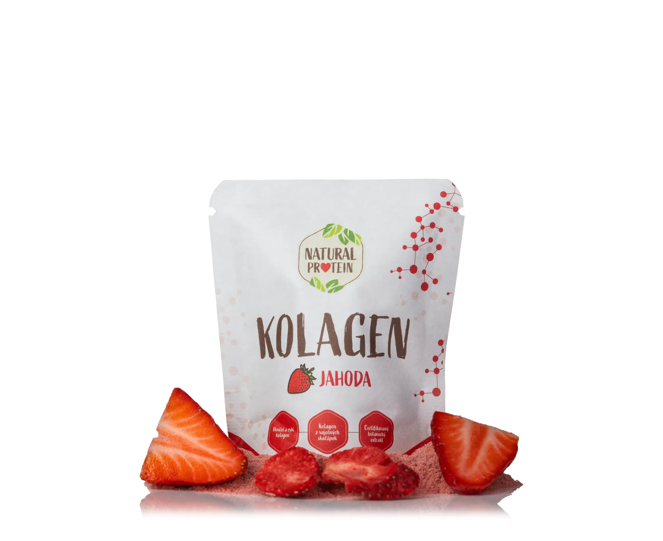 NaturalProtein Kolagen Jahoda (10 g)