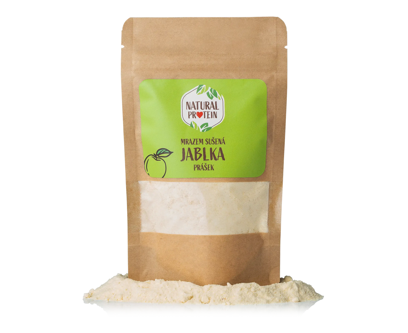 NaturalProtein Mrazem sušená jablka prášek