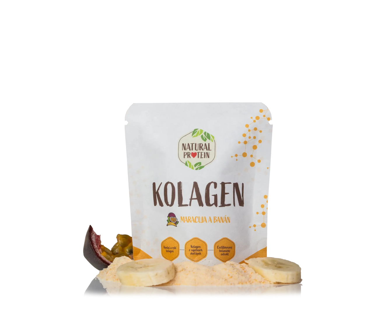 NaturalProtein Kolagen Maracuja a banán (10 g)
