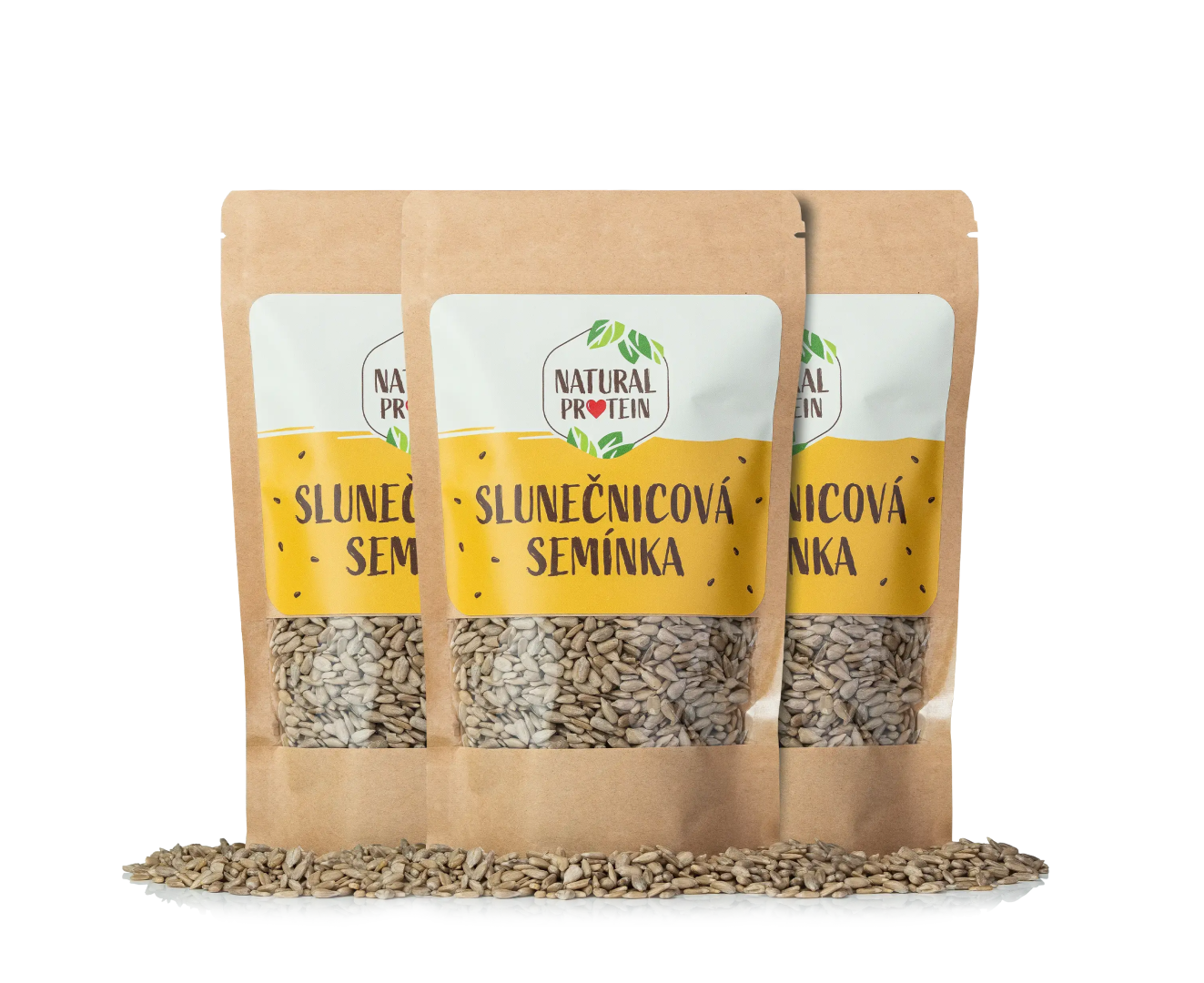 NaturalProtein Slunečnicová semínka 3 kusy