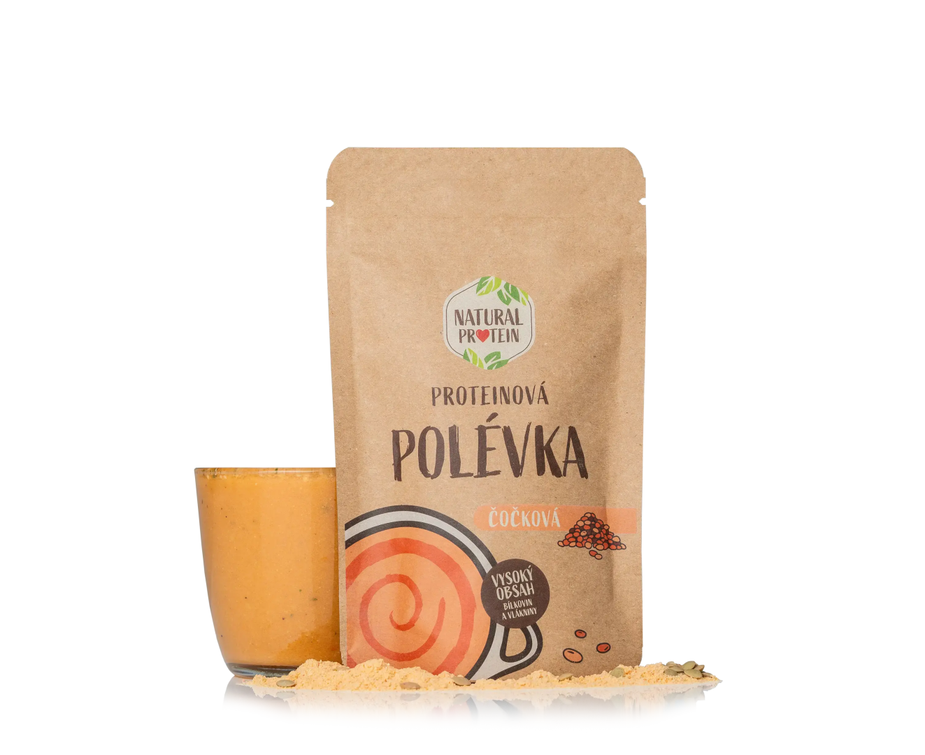 NaturalProtein Proteinová polévka čočková