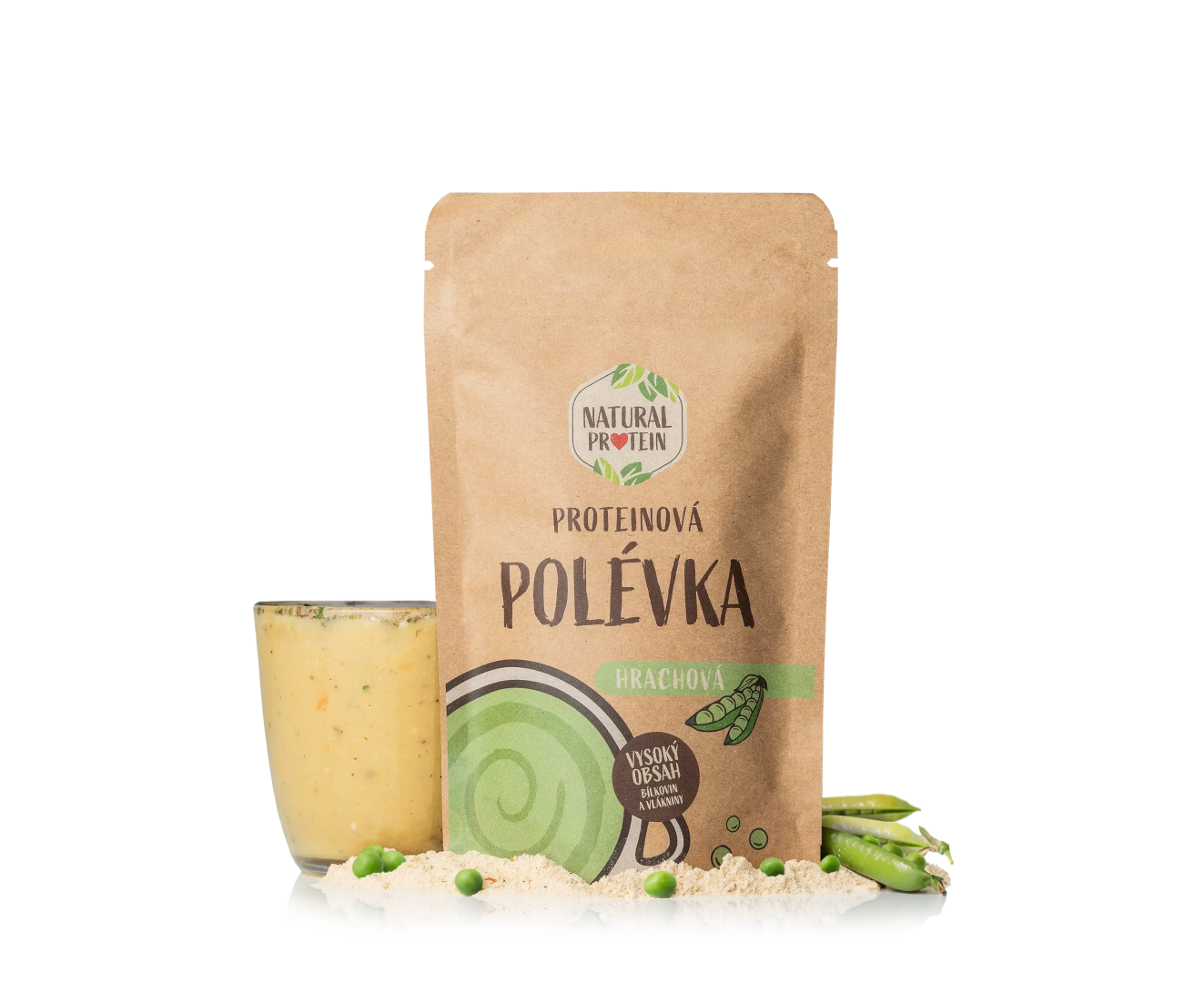 NaturalProtein Proteinová polévka hrachová