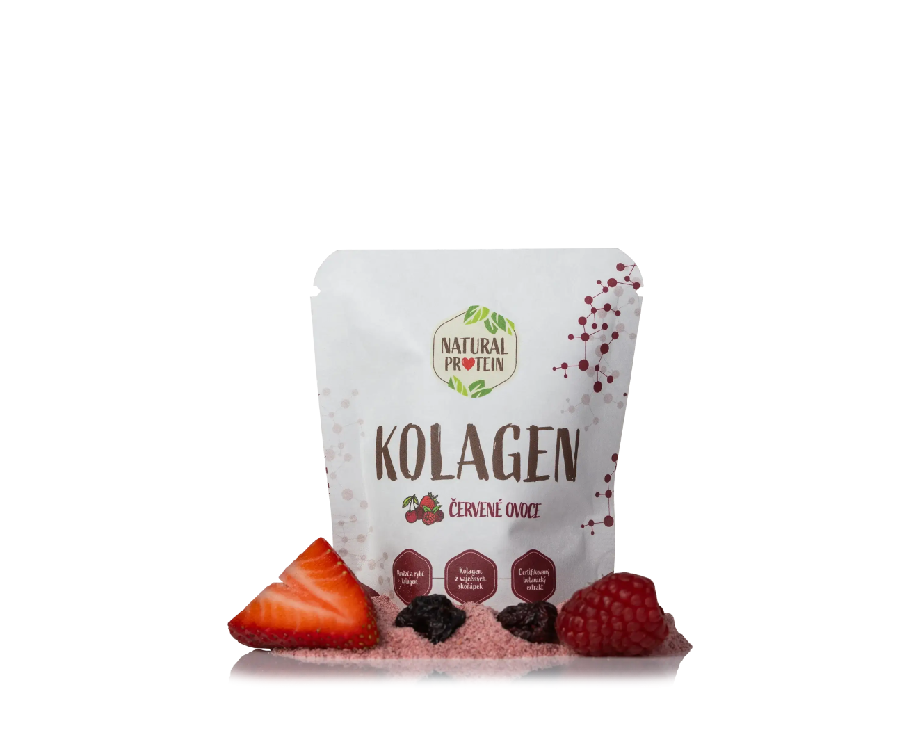 NaturalProtein Kolagen Červené ovoce (10 g)