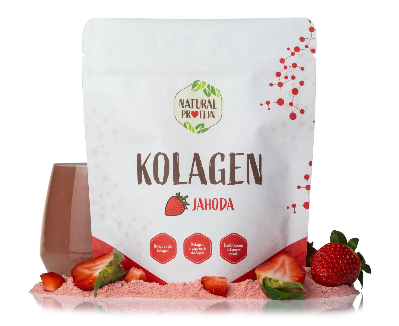 NaturalProtein Kolagen Jahoda