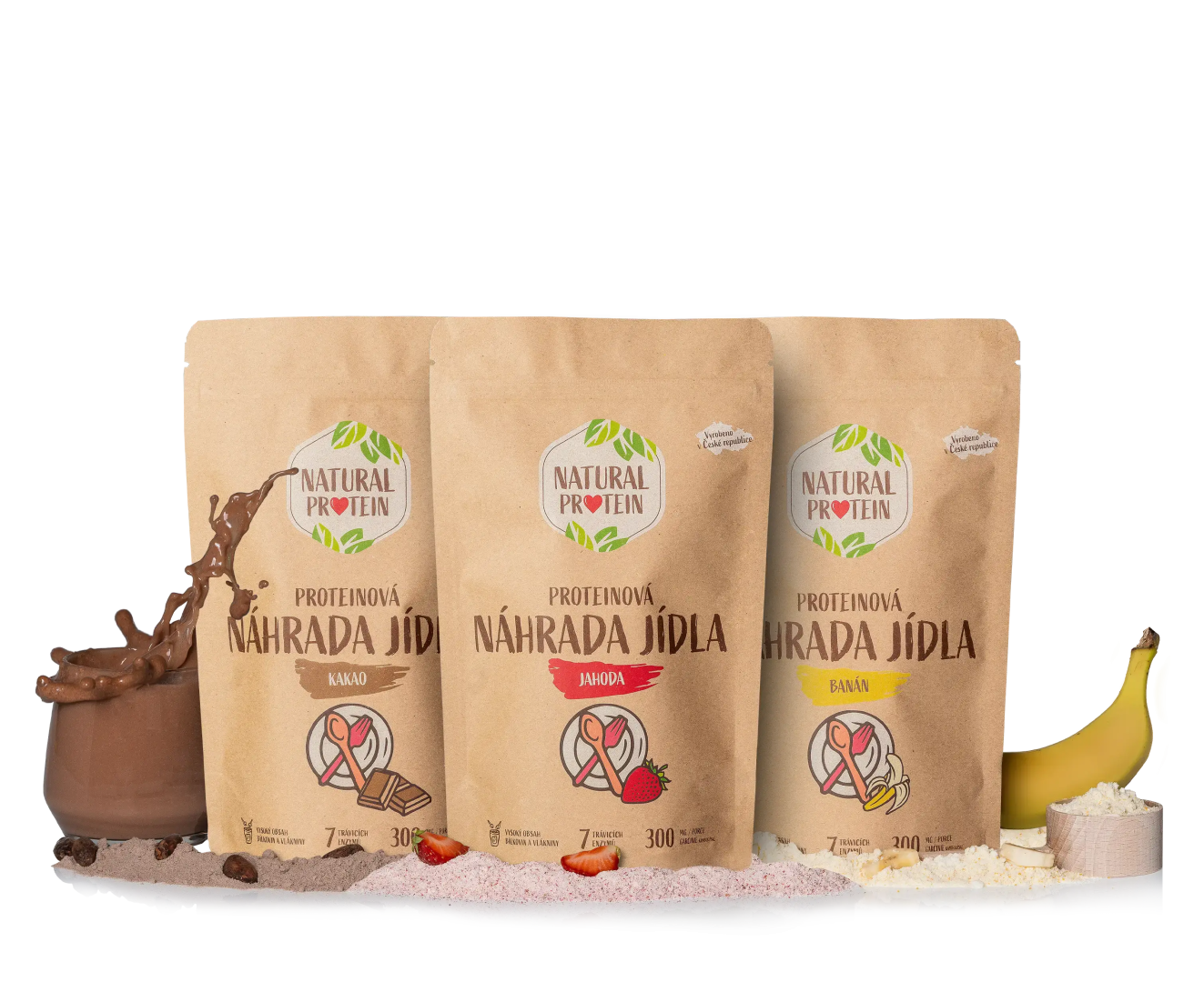 NaturalProtein 3x Náhrada jídla