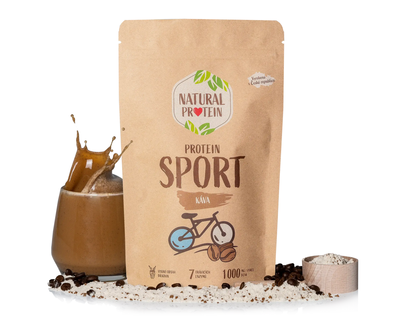 NaturalProtein Sport Káva