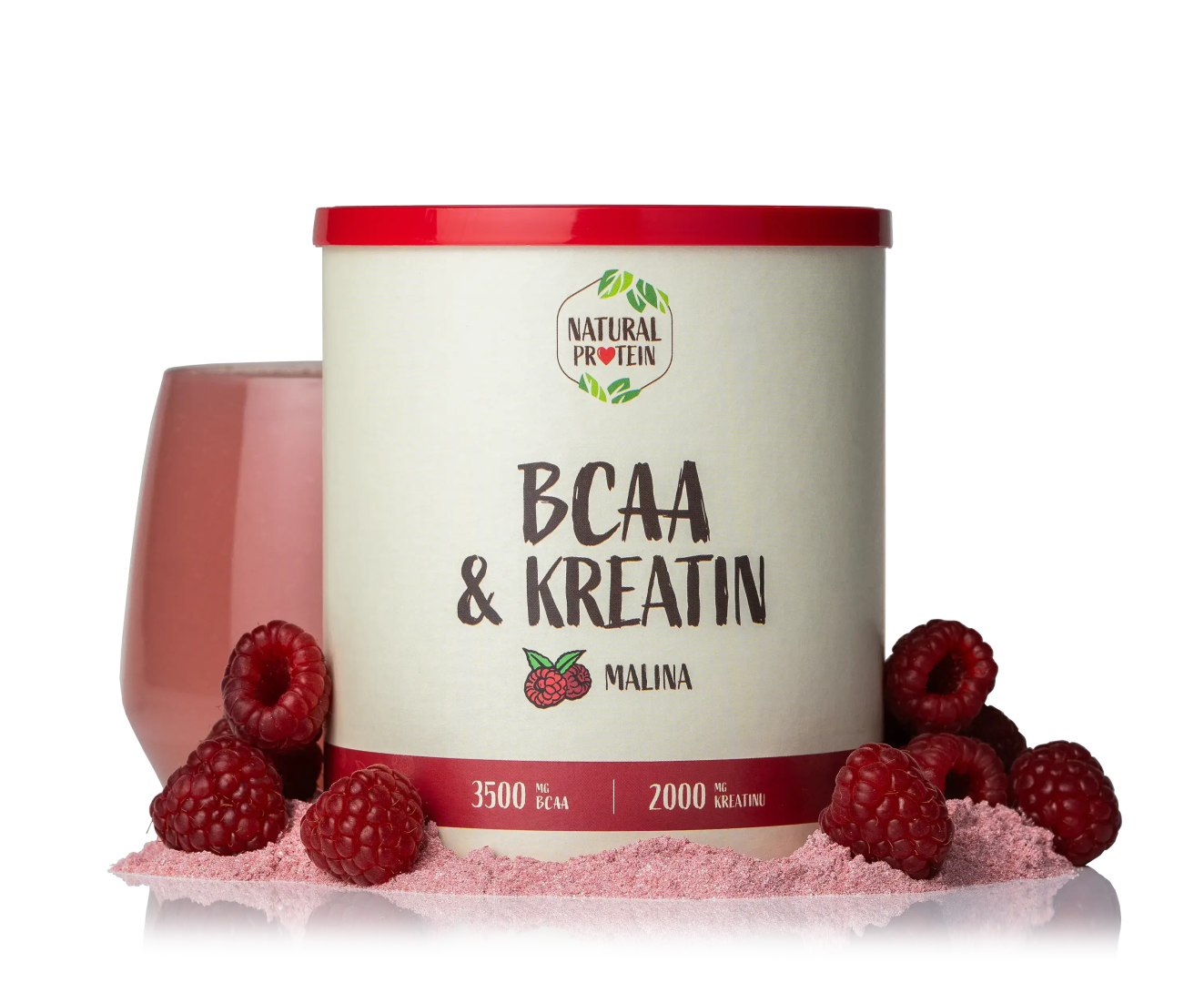 NaturalProtein BCAA + Kreatin Malina