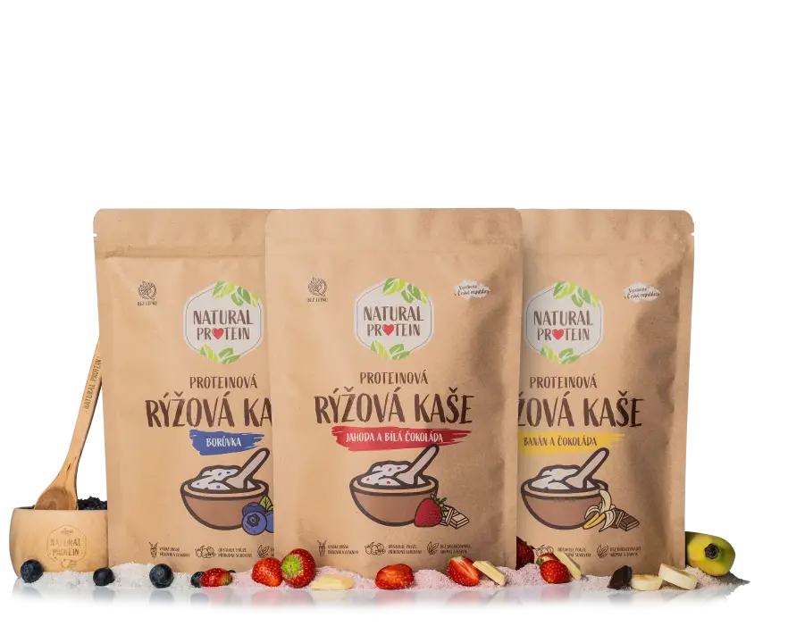 3x Proteinová rýžová kaše