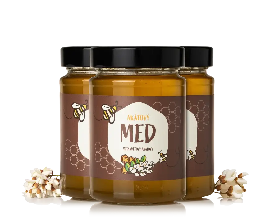 Akátový med 3 kusy