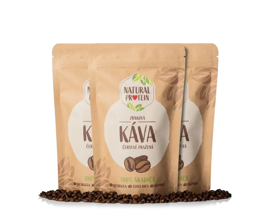 Zrnková káva 100% Arabica 3 kusy